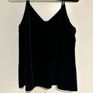 Velvet tank top in size M.